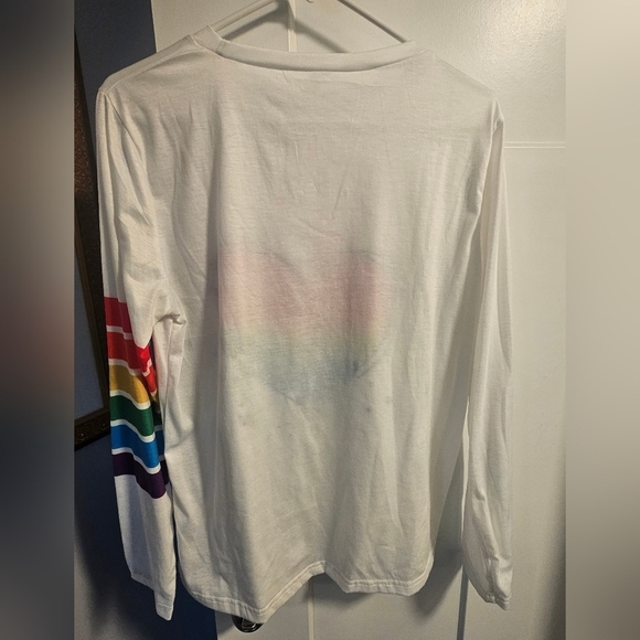 New! Valentines top Long Sleeve Heart Large - Picture 4 of 4